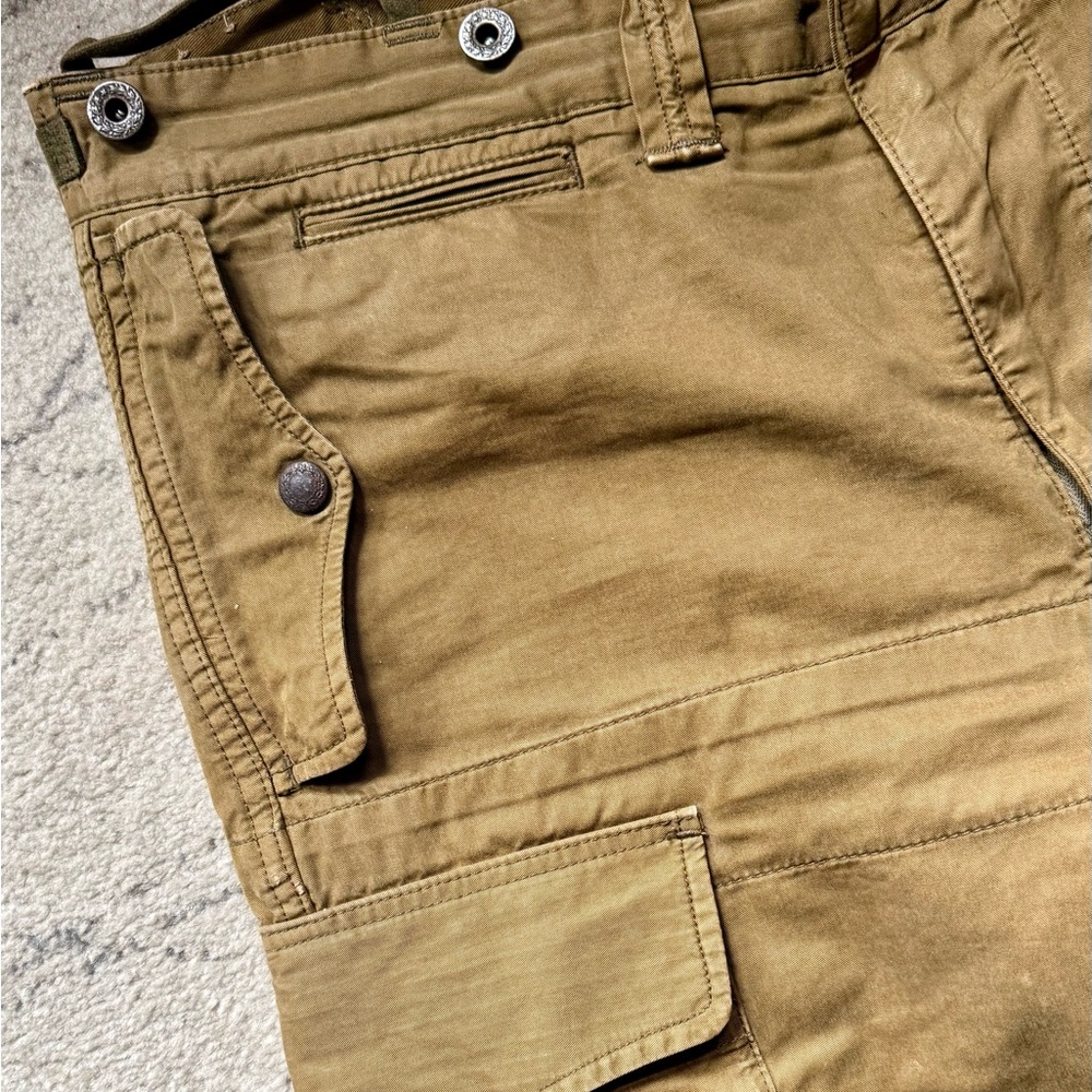 RRL Double RL Tan, utility style. 8 pocket cargo Pants 34/34 - Picture 7 of 16
